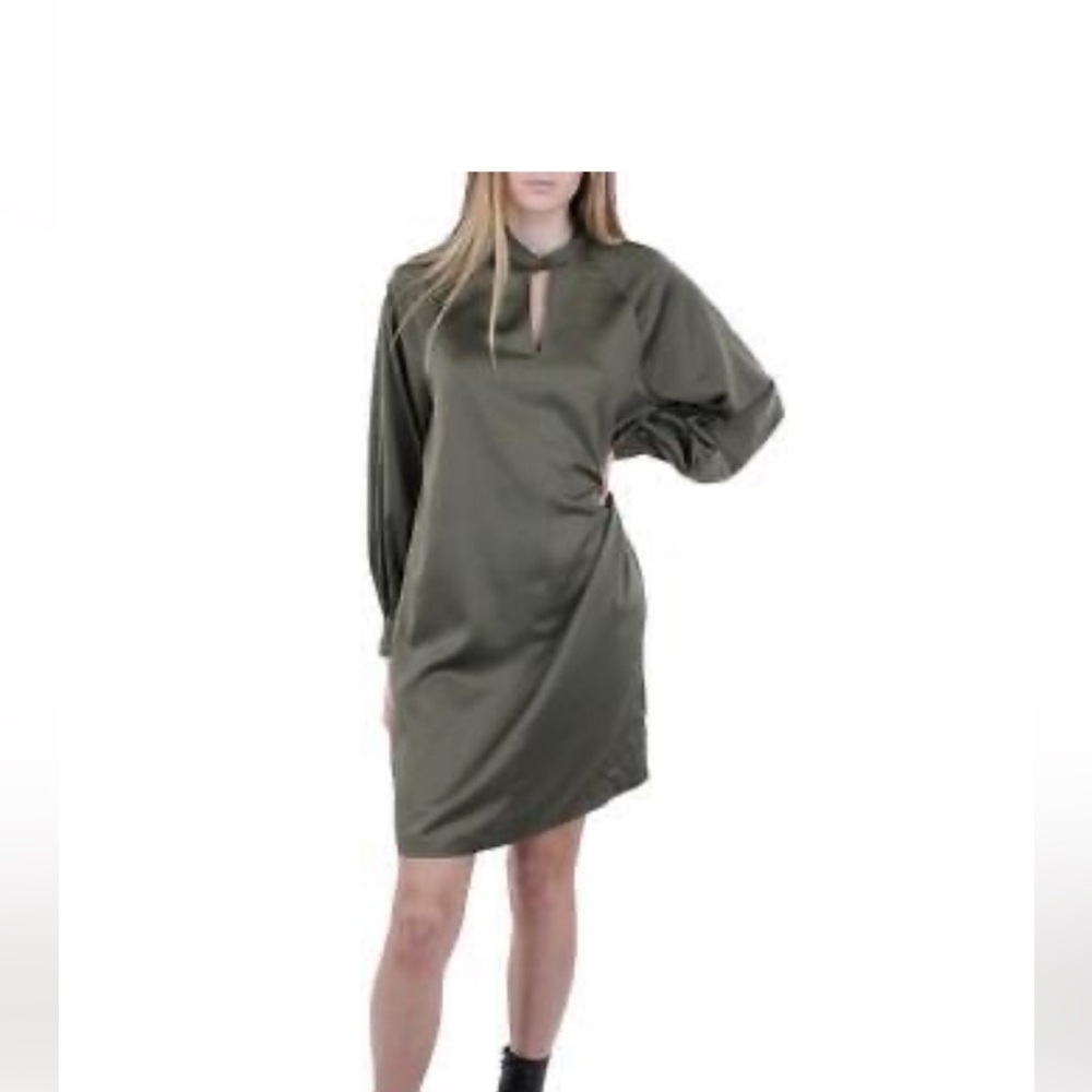 halston heritage dress green | Dresses | Halston Heritage Olive Shirt sku_260405